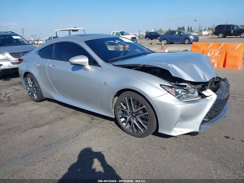 2016 Lexus Rc VIN JTHHA5BC4G5000583 IAAI salvage auction — FRONT END, Wait Title, sold $7,200 on 2026-09-27 (photo 1)