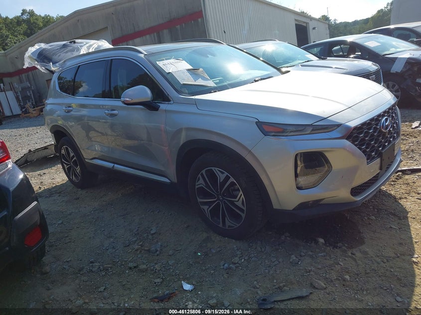2019 Hyundai Santa fe VIN 5NMS5CAA8KH028263 — IAAI salvage auction photo