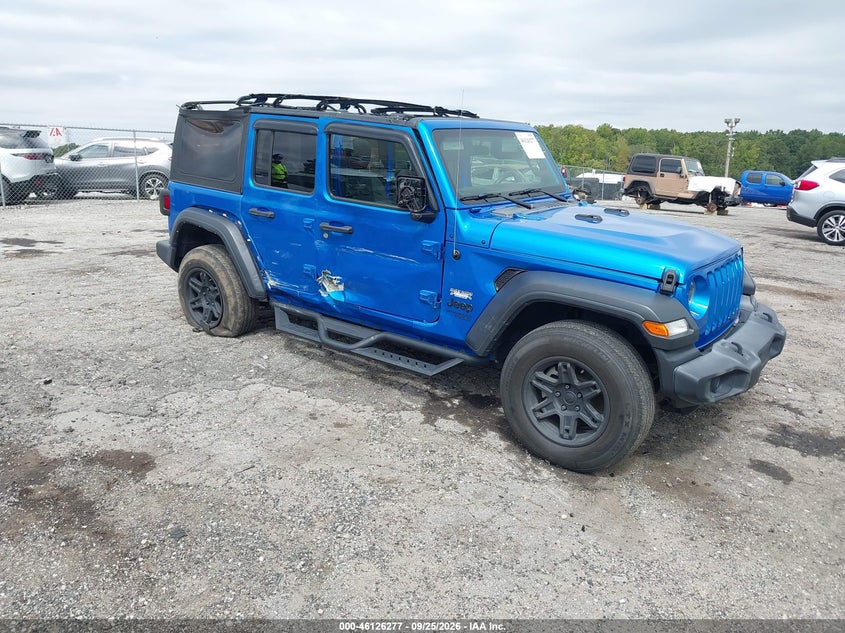 2021 Jeep Wrangler / VIN 1C4HJXDN3MW738862 — IAAI salvage auction photo