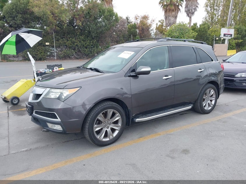 2012 Acura Mdx VIN 2HNYD2H88CH542485 IAAI salvage auction — RIGHT REAR, Salvage, sold $1,250 on 2026-10-04 (photo 2)