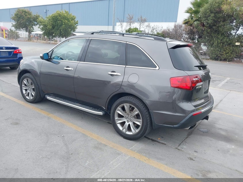 2012 Acura Mdx VIN 2HNYD2H88CH542485 IAAI salvage auction — RIGHT REAR, Salvage, sold $1,250 on 2026-10-04 (photo 3)