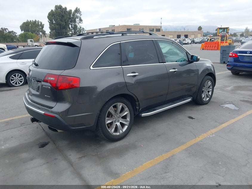 2012 Acura Mdx VIN 2HNYD2H88CH542485 IAAI salvage auction — RIGHT REAR, Salvage, sold $1,250 on 2026-10-04 (photo 4)