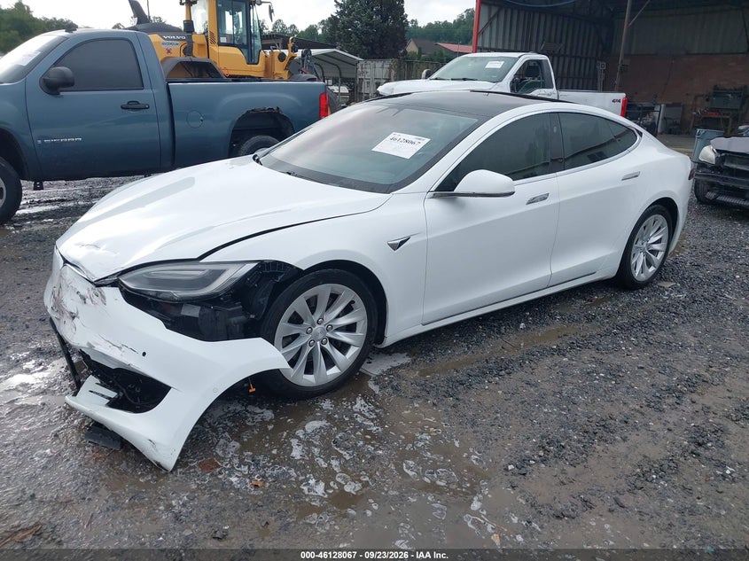 2017 Tesla Model s VIN 5YJSA1E20HF200475 IAAI salvage auction — FRONT END, Wait Title, sold $8,500 on 2026-10-08 (photo 2)