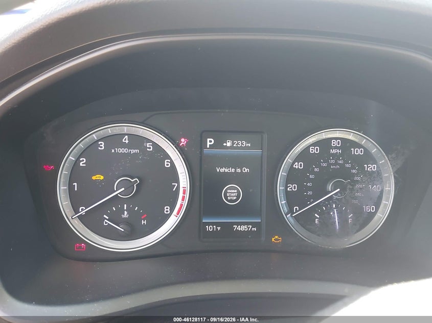 2019 Hyundai Sonata VIN 5NPE34AFXKH752530 IAAI salvage auction — REPOSSESSION, Wait Title, sold $7,500 on 2026-10-07 (photo 7)
