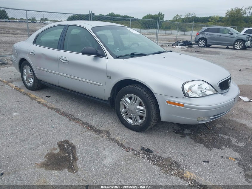 2001 Mercury Sable VIN 1MEFM55S81G633276 IAAI salvage auction — LEFT FRONT, Regular Certificate (Iowa), sold $125 on 2026-09-28 (photo 1)