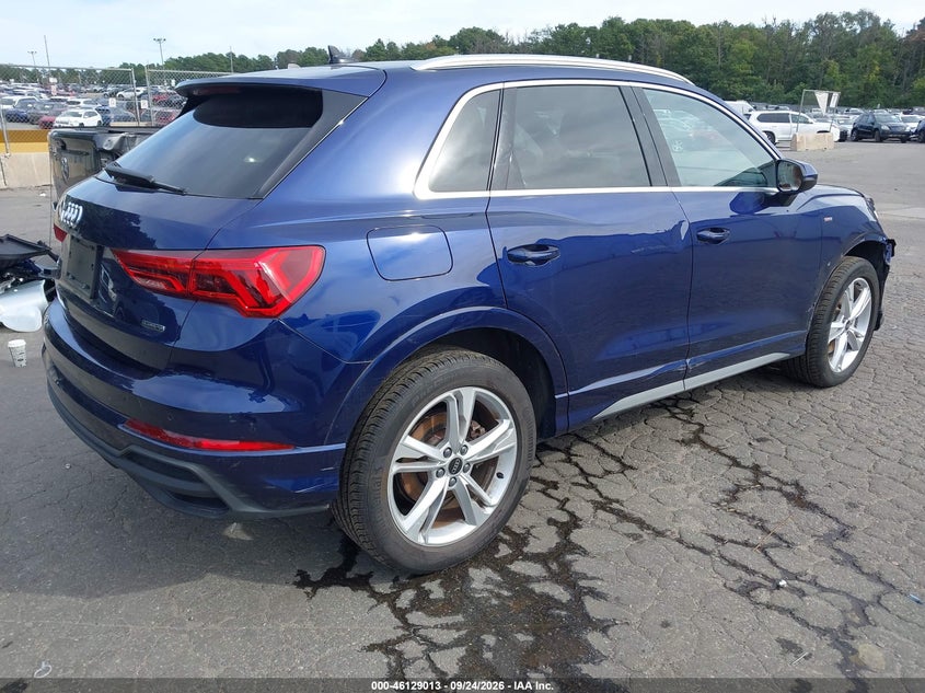 2024 Audi Q3 VIN WA1DECF3XR1185486 IAAI salvage auction — FRONT END, Mv-907A (New York), sold $25 on 2026-10-08 (photo 4)