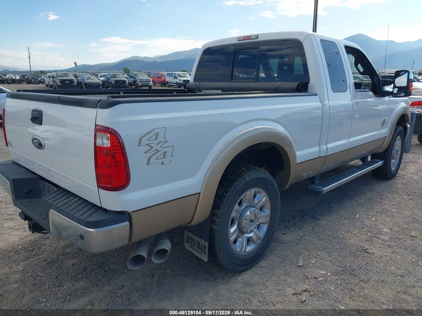 2012 Ford F250 VIN 1FT7X2BT9CEB30976 IAAI salvage auction — WATER/FLOOD, Salvage (Montana), sold $9,000 on 2026-10-14 (photo 4)