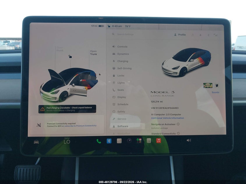2018 Tesla Model 3 VIN 5YJ3E1EA2JF044493 IAAI salvage auction — SIDE, Salvage (Arizona), sold $6,800 on 2026-10-01 (photo 7)
