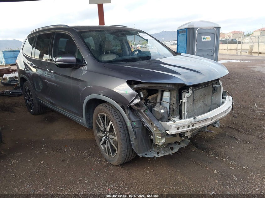 2019 Honda Pilot VIN 5FNYF6H96KB082070 — IAAI salvage auction photo