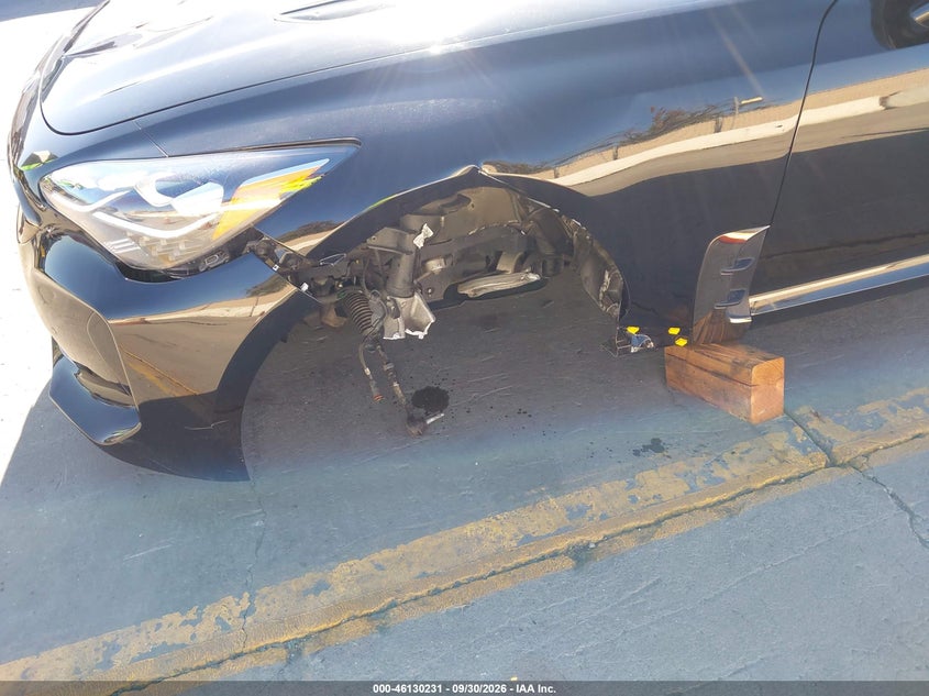 2021 Kia Stinger VIN KNAE35LCXM6092220 IAAI salvage auction — LEFT FRONT, Wait Title, sold $0 on 2026-10-11 (photo 6)