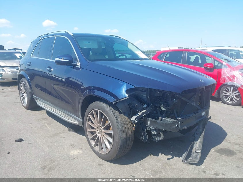 2021 Mercedes-benz Gle VIN 4JGFB4JB1MA359073 IAAI salvage auction — FRONT END, Salvage Title, sold $12,300 on 2026-10-03 (photo 1)