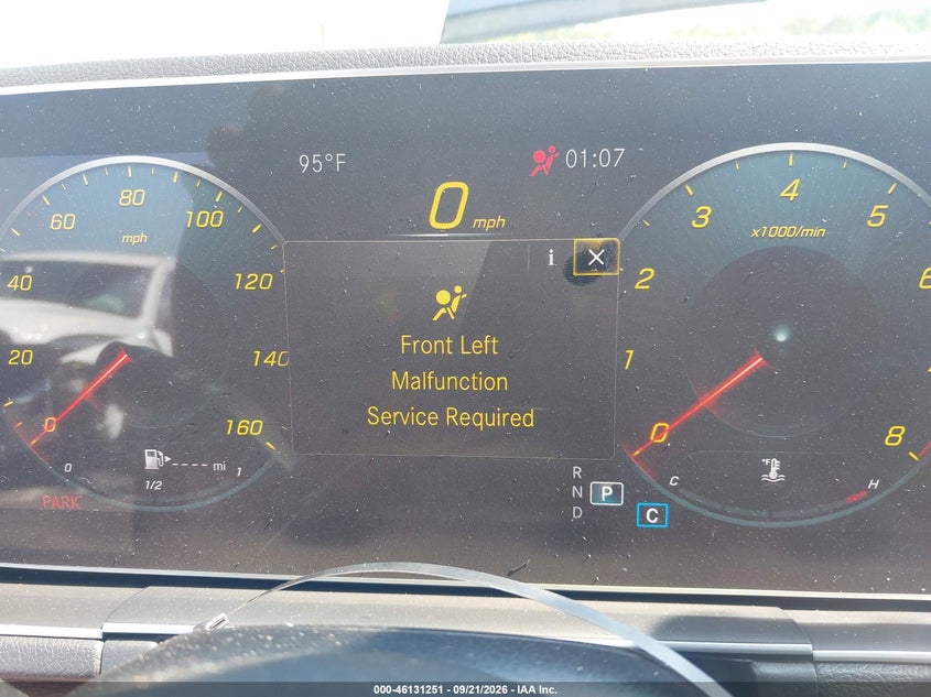2021 Mercedes-benz Gle VIN 4JGFB4JB1MA359073 IAAI salvage auction — FRONT END, Salvage Title, sold $12,300 on 2026-10-03 (photo 7)