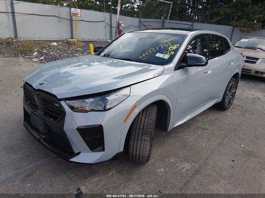 2026 BMW X2 VIN WBX83GM09T5673571 IAAI salvage auction — RIGHT FRONT, Clear (New York), sold $23,150 on 2026-09-29 (photo 2)