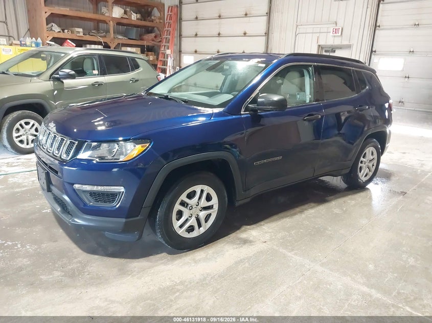 2019 Jeep Compass VIN 3C4NJCAB6KT793458 IAAI salvage auction — NORMAL WEAR, Sf97 (Wisconsin), sold $8,800 on 2026-10-13 (photo 2)
