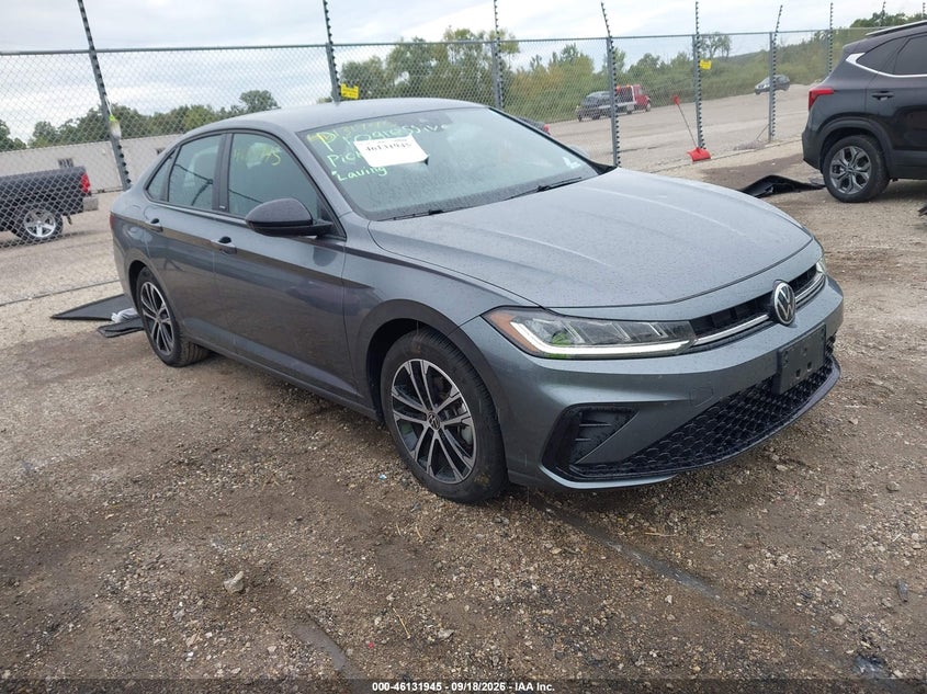 2025 Volkswagen Jetta VIN 3VWBX7BUXSM014272 — IAAI salvage auction photo