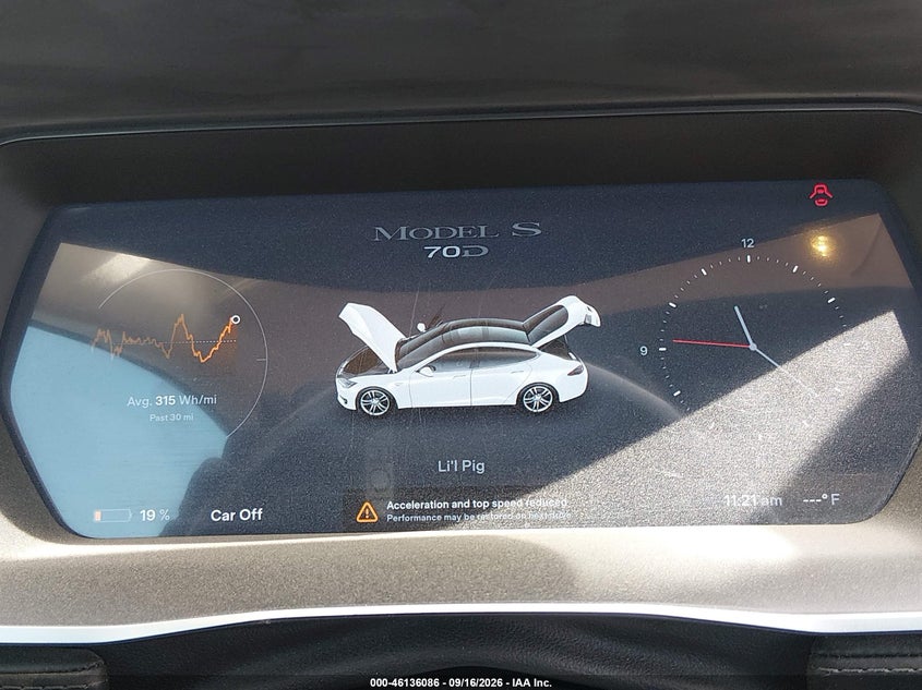 2015 Tesla Model s VIN 5YJSA1S24FF093867 IAAI salvage auction — NORMAL WEAR, Clear - Dealer Only (California), sold $25 on 2026-09-27 (photo 7)