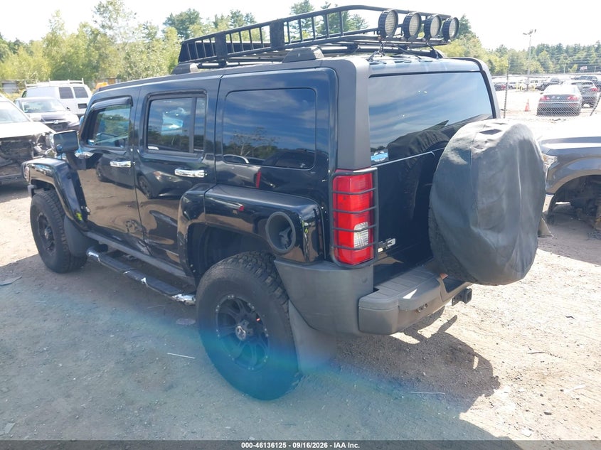 2006 Hummer H3 VIN 5GTDN136768170397 IAAI salvage auction — LEFT SIDE, Clear (Massachusetts), sold $400 on 2026-09-25 (photo 3)