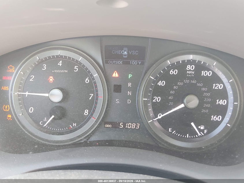 2007 Lexus Es 350 VIN JTHBJ46G672091824 IAAI salvage auction — RIGHT FRONT, Salvage (Texas), sold $3,150 on 2026-10-05 (photo 7)