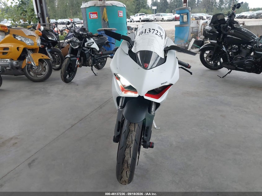2021 Ducati Panigale VIN ZDMHAATW2MB005186 IAAI salvage auction — FRONT END, Bill Of Sale (Washington), sold $6,275 on 2026-10-07 (photo 5)