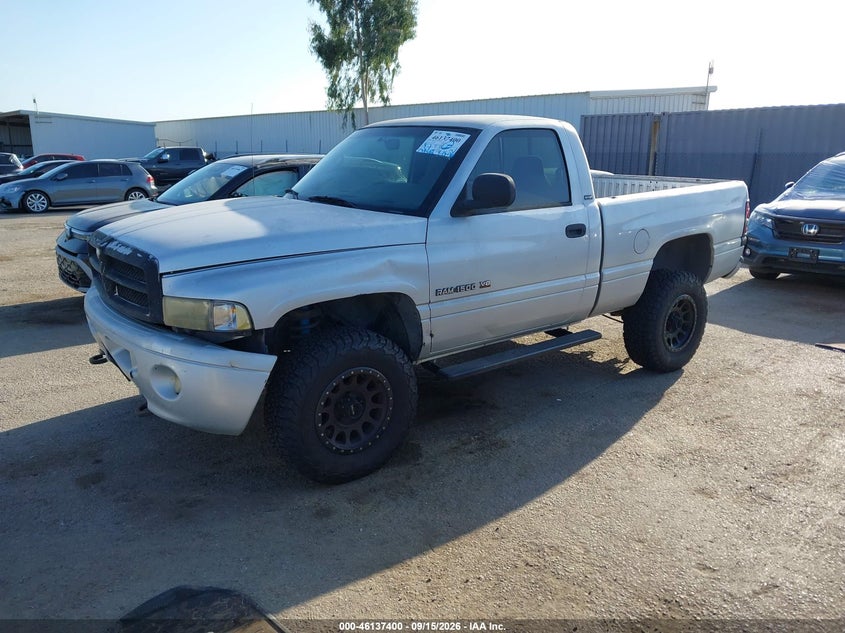 2001 Dodge Ram VIN 1B7HF16ZX1S128622 IAAI salvage auction — REAR END, Salvage (California), sold $1,250 on 2026-10-07 (photo 2)