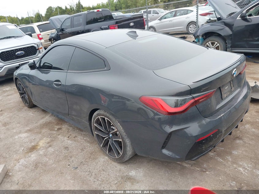 2022 BMW 4er VIN WBA13AR08NCL05740 IAAI salvage auction — FRONT END, Salvage Title, sold $28,000 on 2026-09-30 (photo 3)