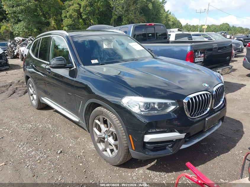 2020 BMW X3 VIN 5UXTY5C09L9C93526 IAAI salvage auction — WATER/FLOOD, Salvage (Massachusetts), sold $12,400 on 2026-10-08 (photo 1)