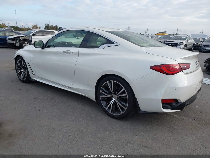 2017 Infiniti Q60 VIN JN1EV7EK0HM363285 IAAI salvage auction — RIGHT FRONT, Wait Title, sold $6,550 on 2026-09-28 (photo 3)