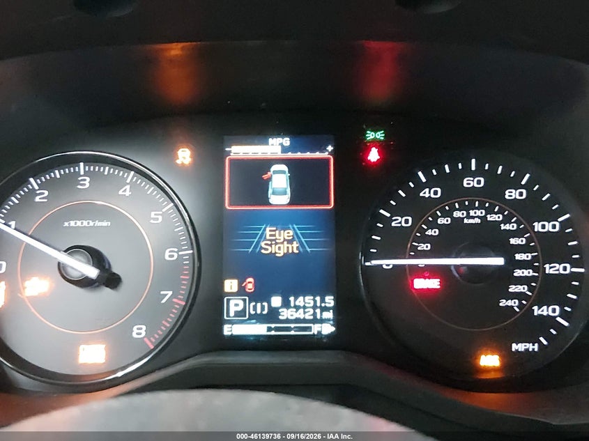 2023 Subaru Xv VIN JF2GTAPC2PH242765 IAAI salvage auction — FRONT END, Wait Title, sold $6,400 on 2026-10-13 (photo 7)