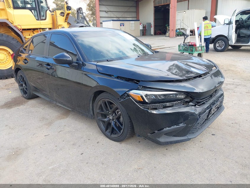 2022 Honda Civic VIN 2HGFE2F5XNH607666 — IAAI salvage auction photo