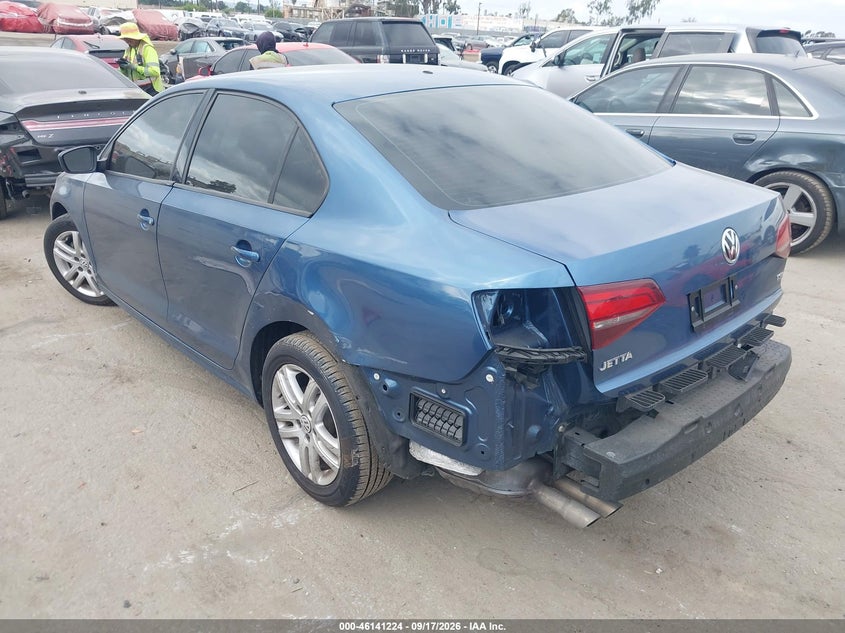 2018 Volkswagen Jetta VIN 3VW2B7AJ3JM251805 IAAI salvage auction — REAR END, Wait Title, sold $3,500 on 2026-10-05 (photo 3)