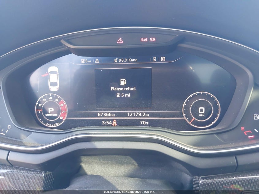 2018 Audi S5 VIN WAUP4AF50JA001735 IAAI salvage auction — REAR END, Wait Title, sold $11,700 on 2026-10-14 (photo 7)