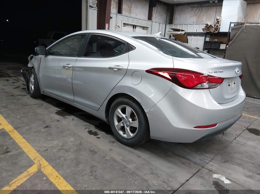 2014 Hyundai Elantra VIN 5NPDH4AE0EH517210 IAAI salvage auction — FRONT END, Salvage (Arizona), sold $25 on 2026-10-04 (photo 3)