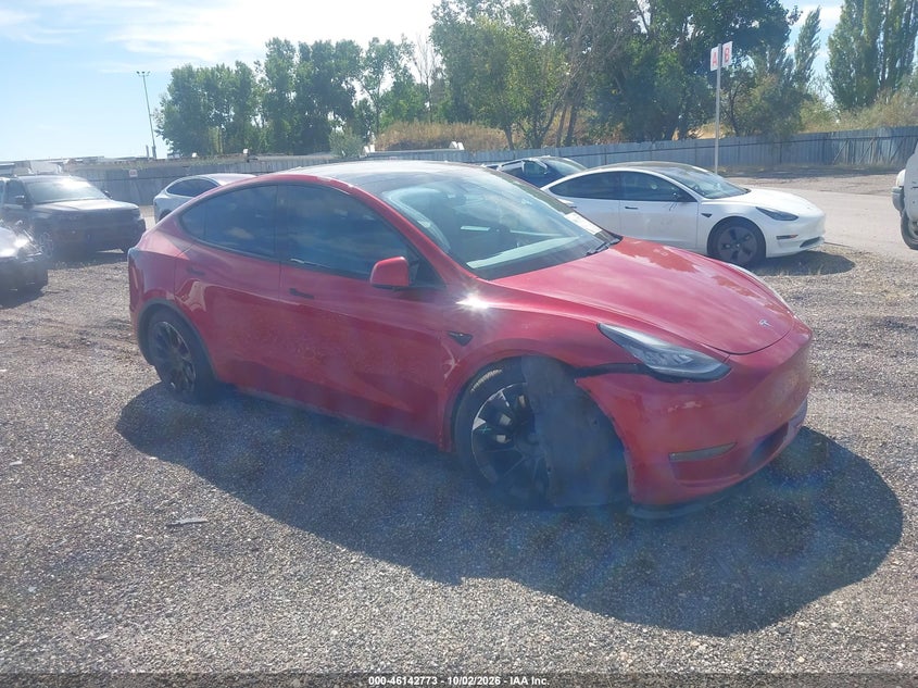 2021 Tesla Model y VIN 5YJYGDEE0MF085035 — IAAI salvage auction photo