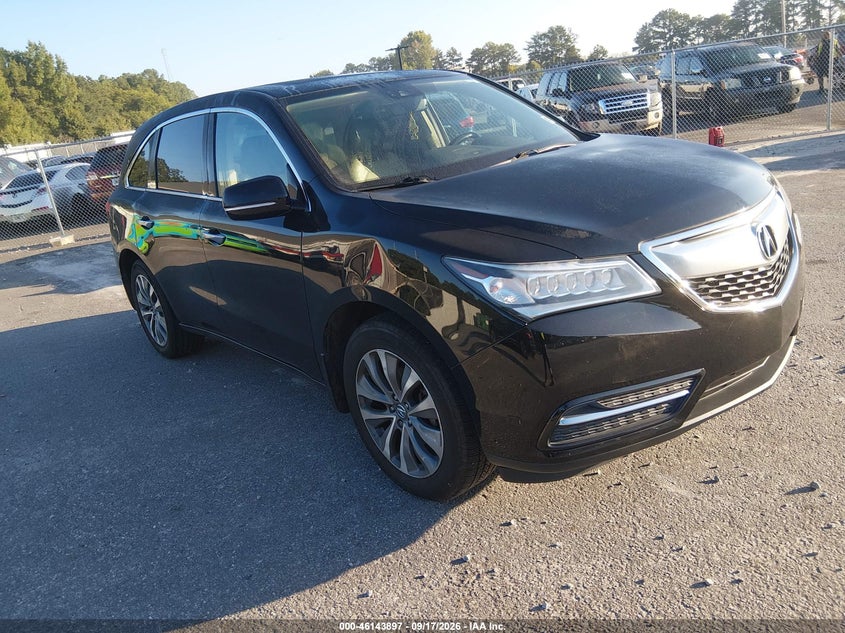 2016 Acura Mdx VIN 5FRYD3H43GB013562 — IAAI salvage auction photo