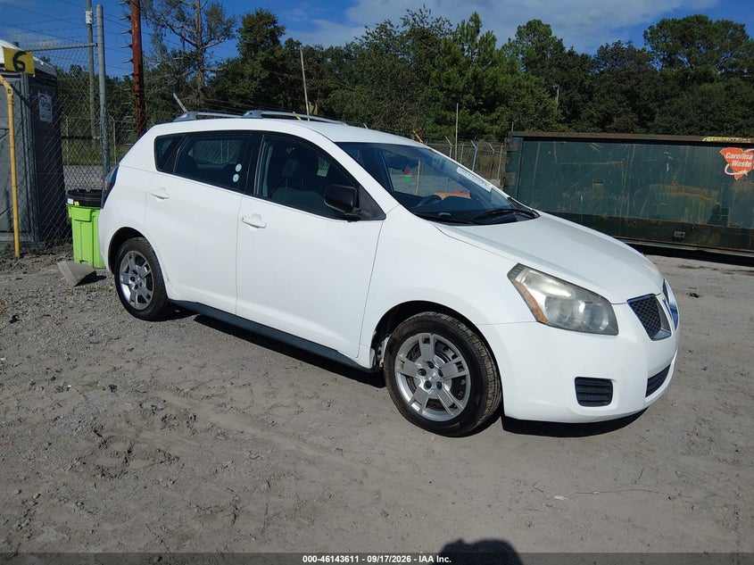 2009 Pontiac Vibe VIN 5Y2SM67079Z415637 IAAI salvage auction — NORMAL WEAR, Clear (South Carolina), sold $300 on 2026-10-02 (photo 1)