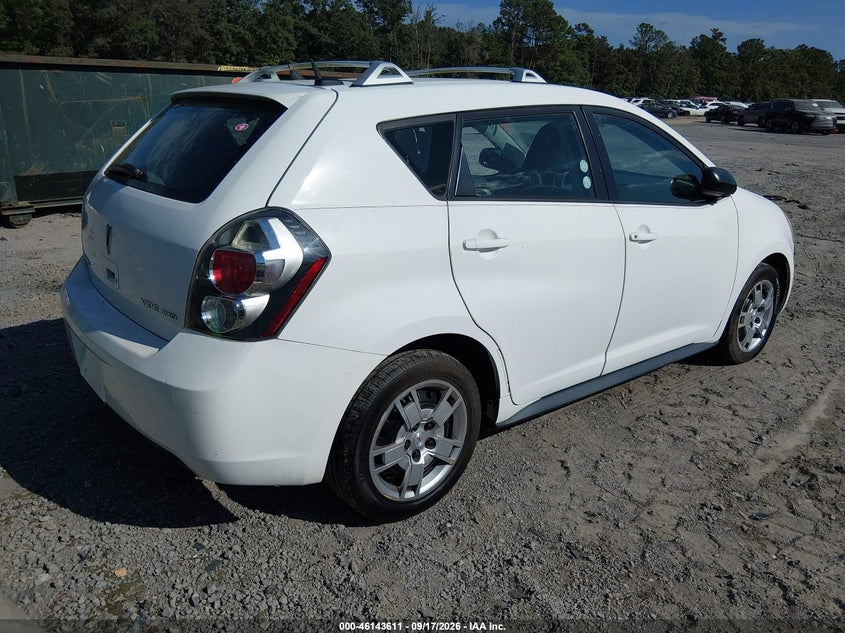 2009 Pontiac Vibe VIN 5Y2SM67079Z415637 IAAI salvage auction — NORMAL WEAR, Clear (South Carolina), sold $300 on 2026-10-02 (photo 4)