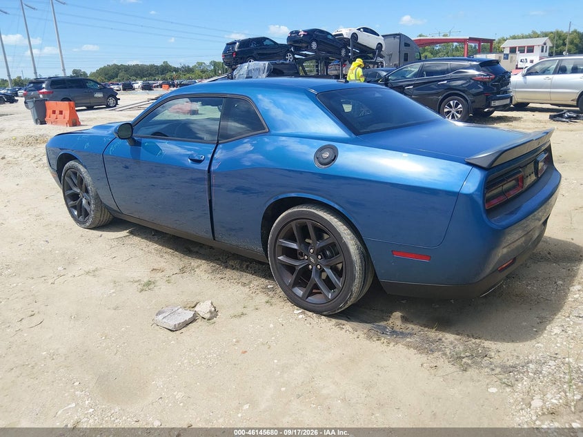 2022 Dodge Challenger VIN 2C3CDZAGXNH233456 IAAI salvage auction — RIGHT FRONT, Salvage Title, sold $5,050 on 2026-10-12 (photo 3)