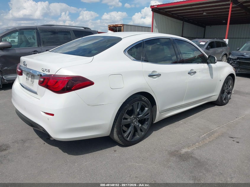 2015 Infiniti Q70 VIN JN1BY1APXFM540964 IAAI salvage auction — UNDERCARRIAGE, Wait Title, sold $3,500 on 2026-09-28 (photo 4)