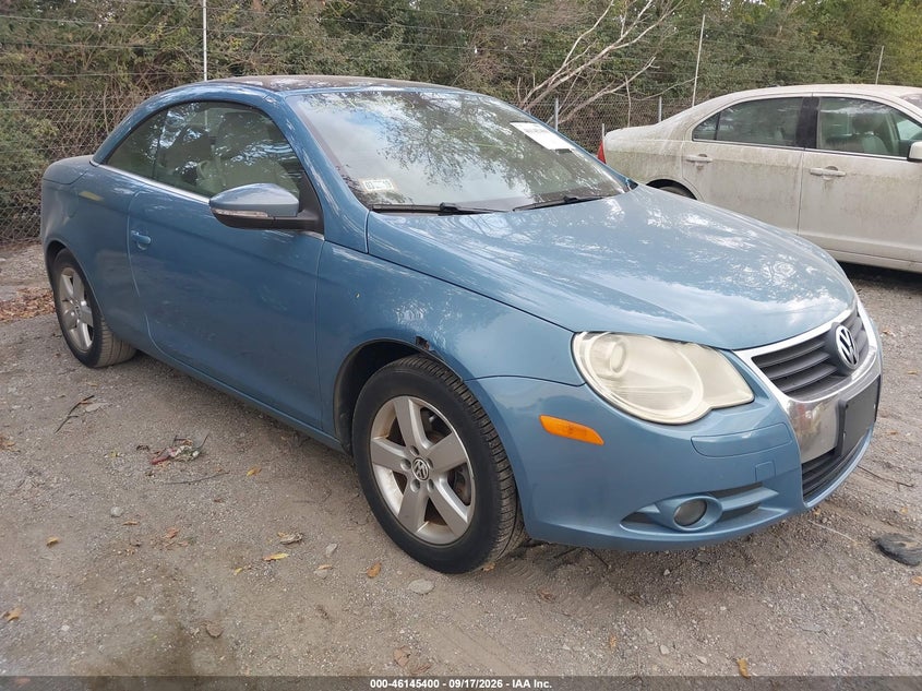 2009 Volkswagen Eos VIN WVWBA71F99V018580 IAAI salvage auction — NORMAL WEAR, Clear (Indiana), sold $375 on 2026-09-25 (photo 1)