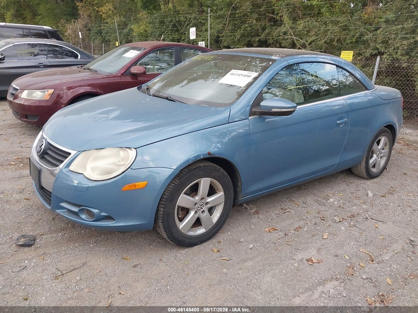 2009 Volkswagen Eos VIN WVWBA71F99V018580 IAAI salvage auction — NORMAL WEAR, Clear (Indiana), sold $375 on 2026-09-25 (photo 2)