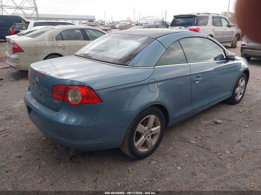 2009 Volkswagen Eos VIN WVWBA71F99V018580 IAAI salvage auction — NORMAL WEAR, Clear (Indiana), sold $375 on 2026-09-25 (photo 4)
