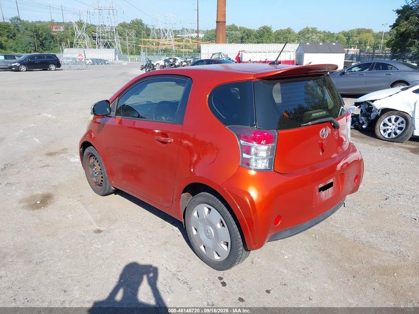 2013 Scion iQ VIN JTNJJXB04DJ023946 IAAI salvage auction — NORMAL WEAR, Clear (Pennsylvania), sold $0 on 2026-09-26 (photo 3)