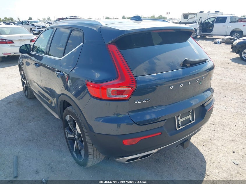 2019 Volvo Xc40 VIN YV4AC2HL0K2053078 IAAI salvage auction — NORMAL WEAR, Clear (Virginia), sold $7,350 on 2026-09-30 (photo 3)