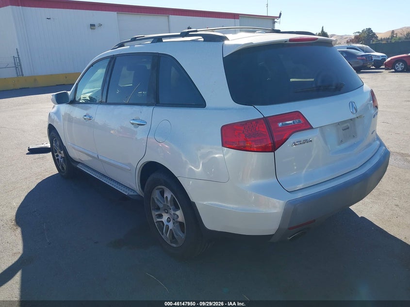 2008 Acura Mdx VIN 2HNYD28358H522660 IAAI salvage auction — NORMAL WEAR, App For Dup Clear (California), sold $0 on 2026-10-10 (photo 3)