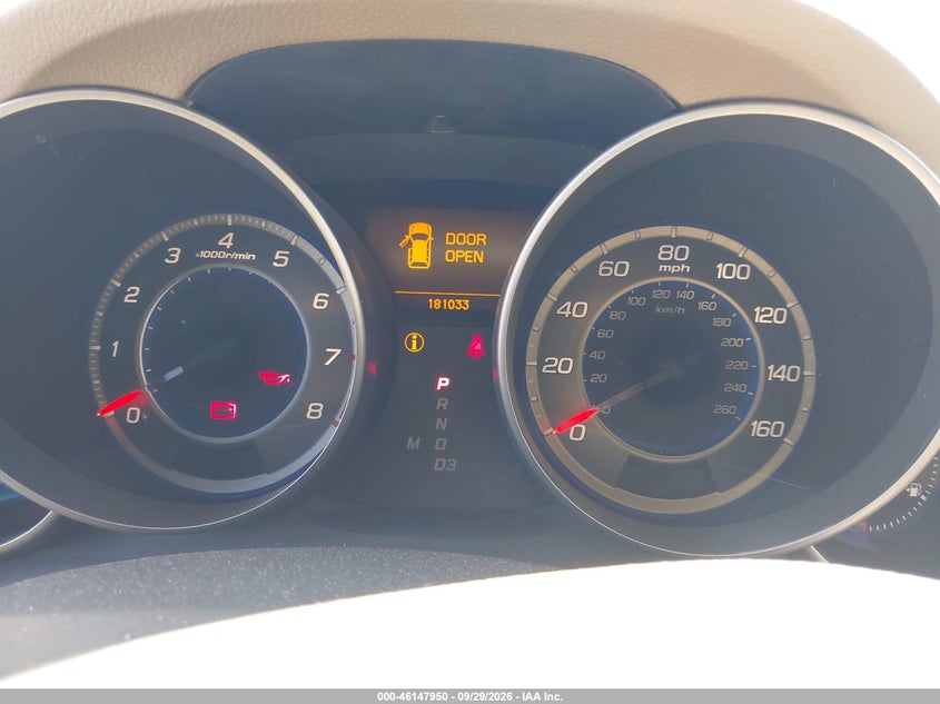 2008 Acura Mdx VIN 2HNYD28358H522660 IAAI salvage auction — NORMAL WEAR, App For Dup Clear (California), sold $0 on 2026-10-10 (photo 7)