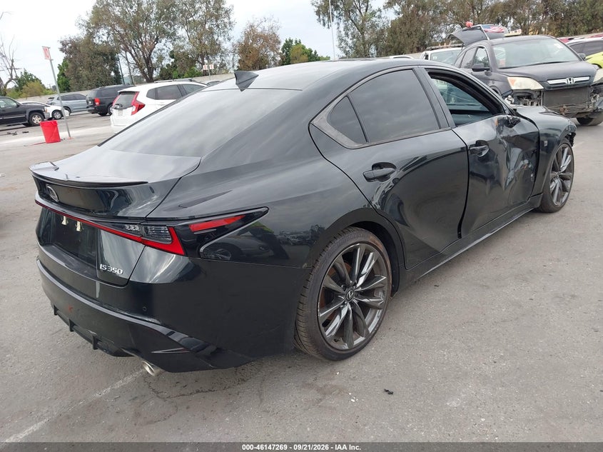 2025 Lexus Is VIN JTHGZ1B20S5083300 IAAI salvage auction — FRONT END, Salvage (California), sold $12,900 on 2026-10-22 (photo 4)