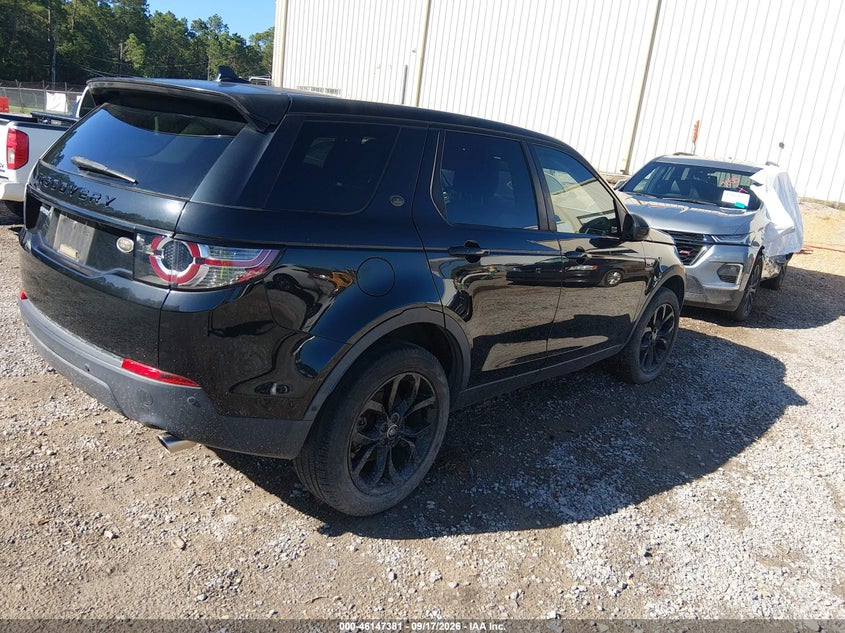 2016 Land rover Discovery sport VIN SALCR2BGXGH594416 IAAI salvage auction — NORMAL WEAR, Clear (California), sold $0 on 2026-09-27 (photo 4)