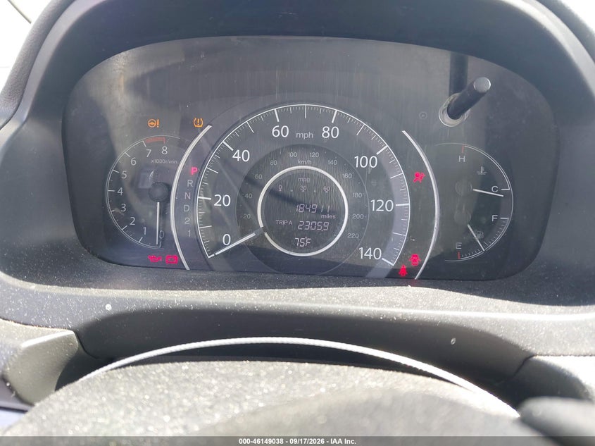 2013 Honda CR-V VIN 2HKRM3H52DH502157 IAAI salvage auction — Normal Wear & Tear, Clear, sold $1,200 on 2026-10-19 (photo 7)
