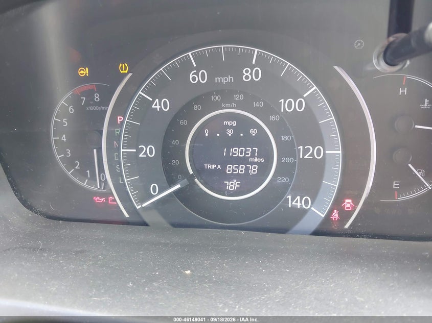 2015 Honda Cr-v VIN 5J6RM4H33FL076587 IAAI salvage auction — LEFT REAR, Salvage (Connecticut), sold $4,050 on 2026-10-06 (photo 7)