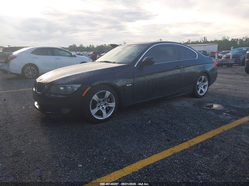 2012 BMW 3er VIN WBAKG7C55CE803184 IAAI salvage auction — Burn Interior, Rebuildable (Florida), sold $925 on 2026-10-07 (photo 2)